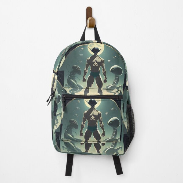 Item preview, man doing some workout with some aliens in the gym world designed and sold by magicalshops.