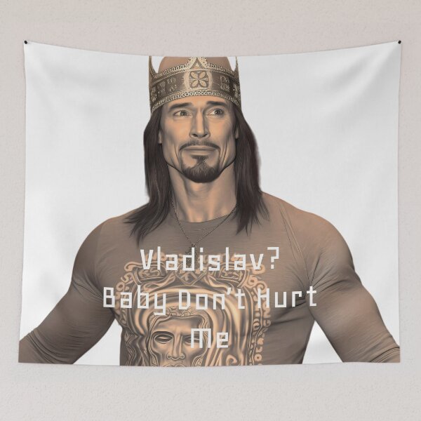 Item preview, Vladislav? Baby Don't Hurt Me designed and sold by landletsy.
