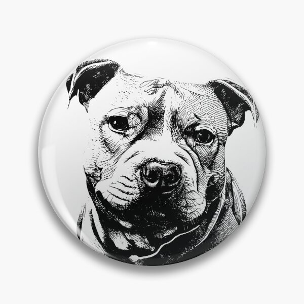 Item preview, Black and white dog designed and sold by mushin-.