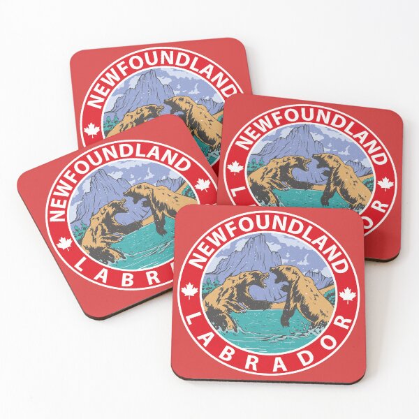 Item preview, Newfoundland and Labrador Kanda Canada Flag Coat of Arms designed and sold by Skykratzer.