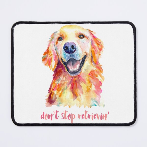 Item preview, Don't Stop Retrievin', Watercolor Dog designed and sold by InnayaDusha.