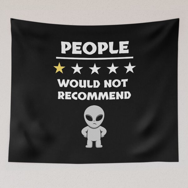 Item preview, Funny Grey Alien, People I Would Not Recommend Introvert designed and sold by elvisg03.