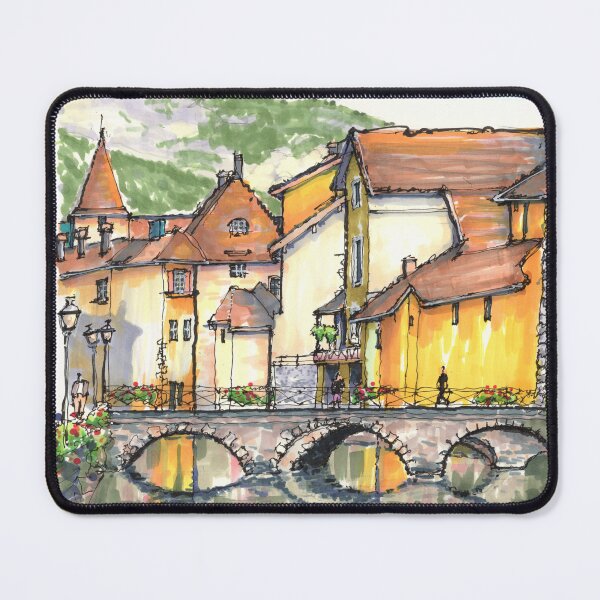 Item preview, European River Scene designed and sold by Gregg Brown.