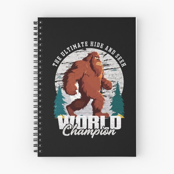 Item preview, Retro Bigfoot hide and seek - funny saying designed and sold by VichallanStudio.
