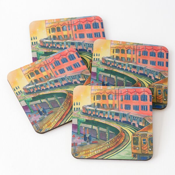 Item preview, L - Brown Line - Chicago CTA designed and sold by alchemyopolis.