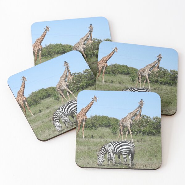 Item preview, Giraffe & Zebra  designed and sold by Faunagraphy360.