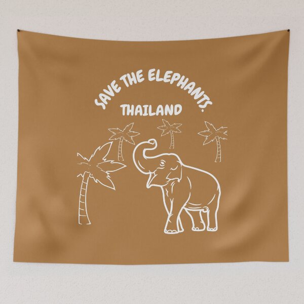 Item preview, SAVE THE ELEPHANTS COME TO THAILAND. designed and sold by IORODAN.