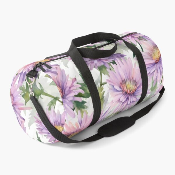 Item preview, Blissful Light-Lavender Aster Flowers Watercolor Floral Patterns designed and sold by Wonder Of Light.