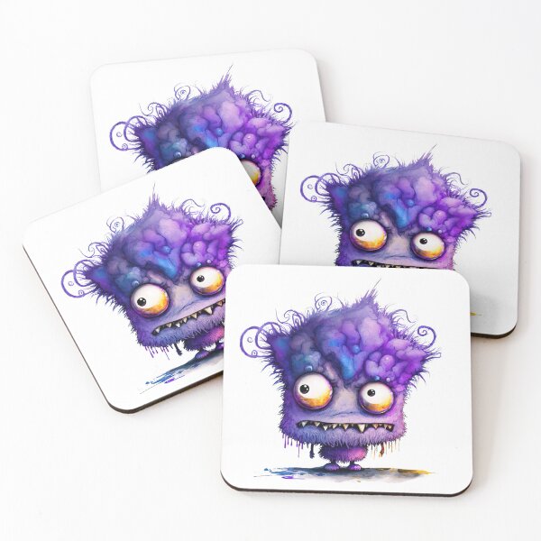 Item preview, Funny Purple Monster designed and sold by MoonFoxDesign.