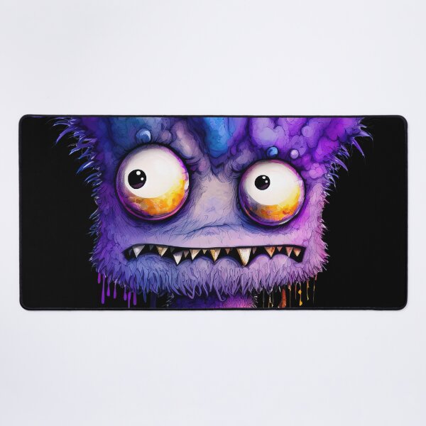 Item preview, Funny Purple Monster designed and sold by MoonFoxDesign.