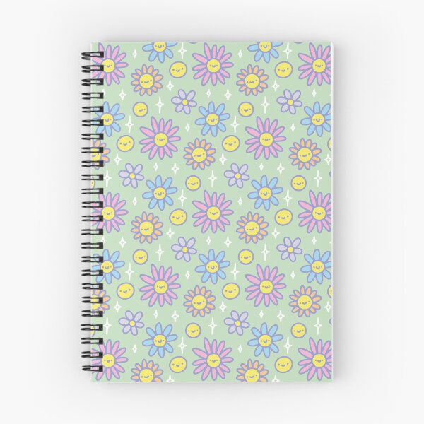 Item preview, Happy Flowers Pattern Green designed and sold by Meaza.