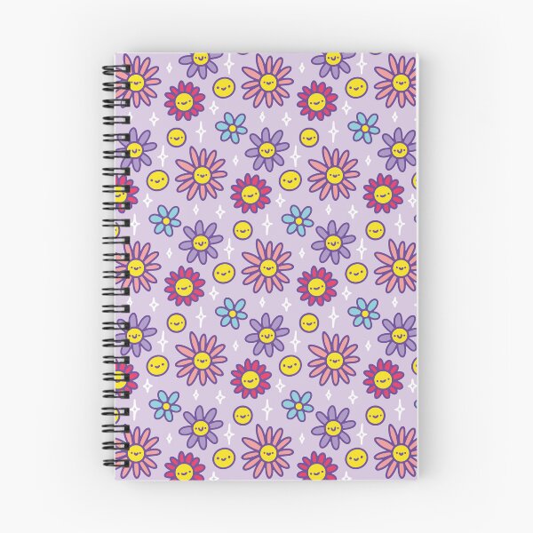 Item preview, Happy Flowers Pattern Lilac designed and sold by Meaza.