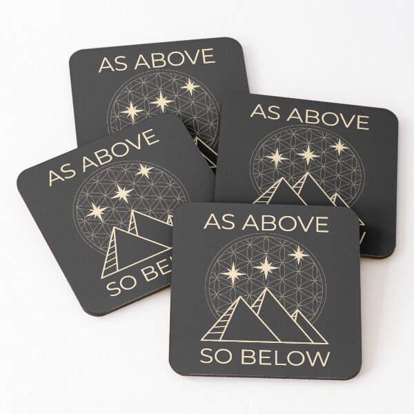 Item preview, As Above So Below Giza Pyramids Sacred Geometry designed and sold by BennyBearProof.