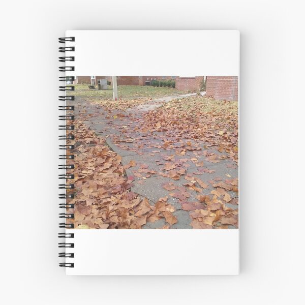 Item preview, Sidewalk with Fall Leaves designed and sold by burblebubs.