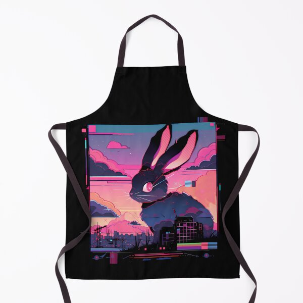 Item preview, Synthwave Rabbit Cyber Bunny Retro designed and sold by Asevera.