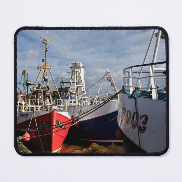 Item preview, Tranquil Winter Scene at North Shields Fish Quay designed and sold by Violaman.
