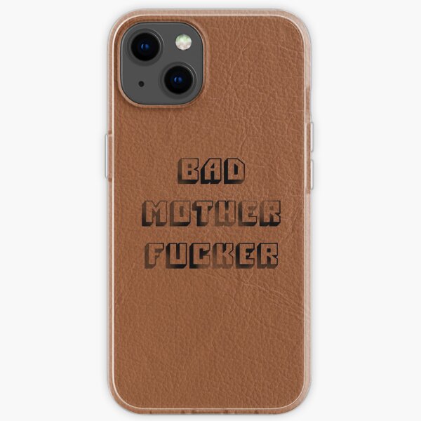 Bad Mother Fucker - Pulp Fiction (V2) iPhone Soft Case