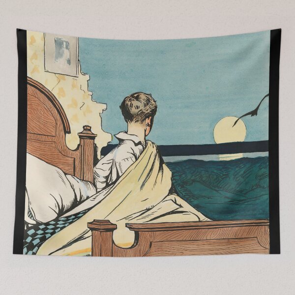 Item preview, Boy and Moon, by Edward Hopper designed and sold by Gabriel S.