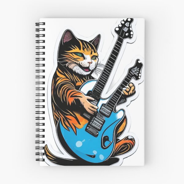Item preview, Guitarist Cat designed and sold by sekrecja.