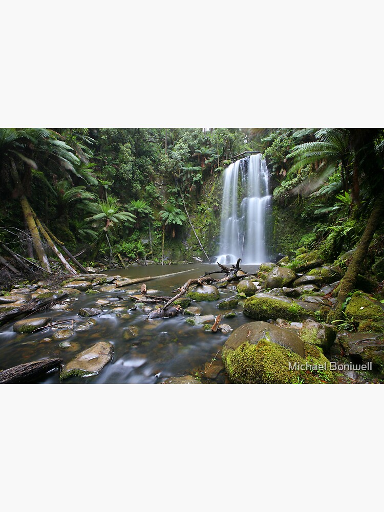 Thumbnail 3 of 3, Photographic Print, Beachamp Falls, Otways National Park, Australia designed and sold by Michael Boniwell.