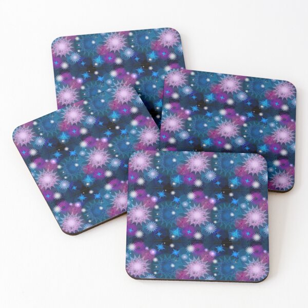 Item preview, Starlit Supernova: a Patterned Spirograph Collage designed and sold by RachelEDesigns.
