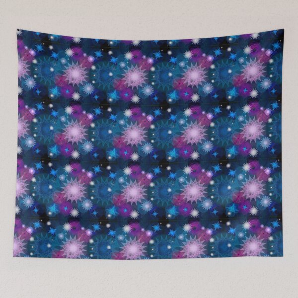 Item preview, Starlit Supernova: a Patterned Spirograph Collage designed and sold by RachelEDesigns.