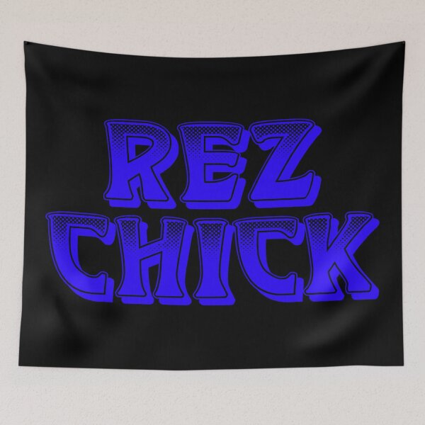 Item preview, Rez Chick / Blue designed and sold by JMWCD.