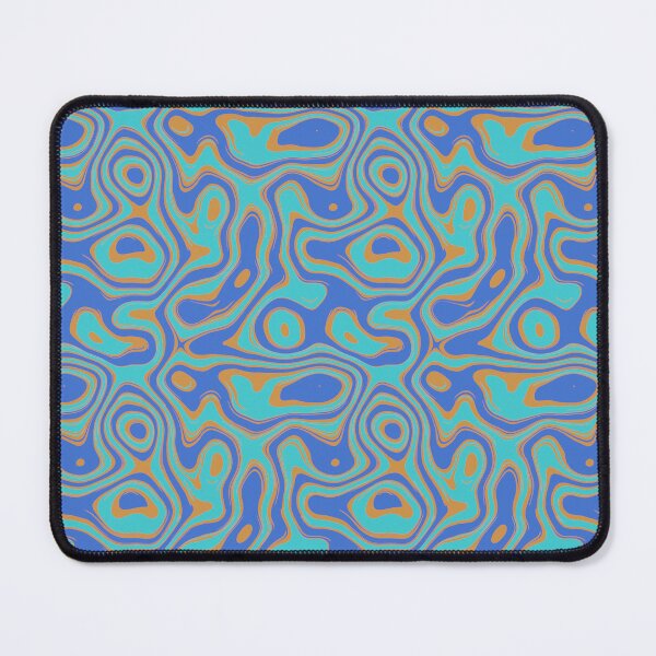 Item preview, seamless abstract puddle pool (Orange and Blue) designed and sold by Tokofereal.