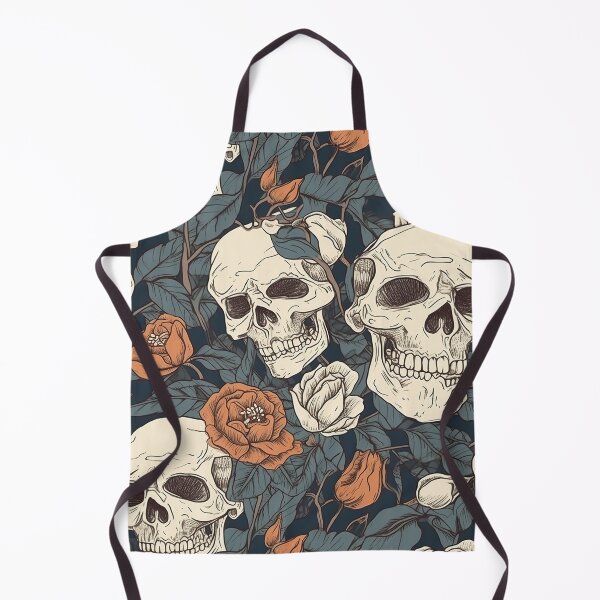 Item preview, skulls and flowers pattern designed and sold by Imparable.