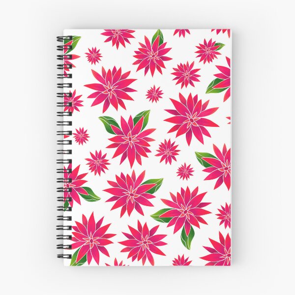 Aperçu de l'œuvre Fleurs tropicales funky en magenta créée et vendue par artsylyons.
