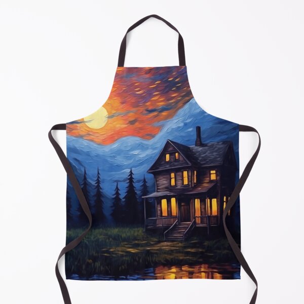 Item preview, Old Starry Night House designed and sold by LateNightInn.