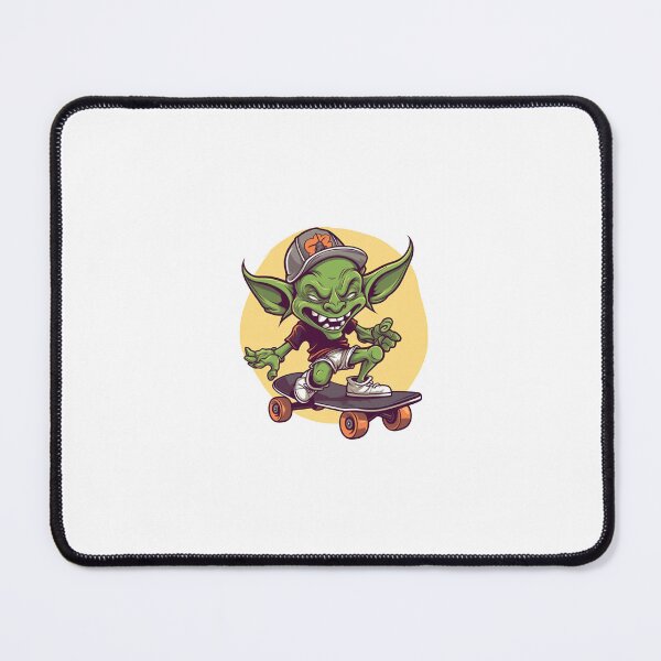Item preview, Gnarly Goblin Skater designed and sold by WaggishWonders.