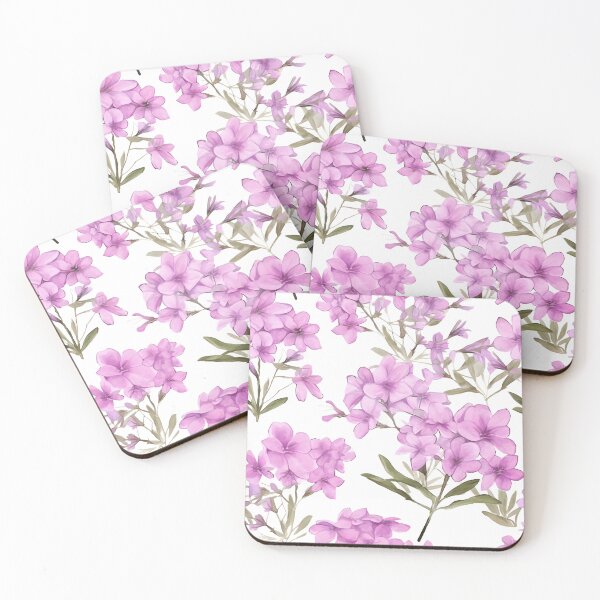 Item preview, Blissful Pink Paniculata Flowers Watercolor Floral Patterns designed and sold by Wonder Of Light.