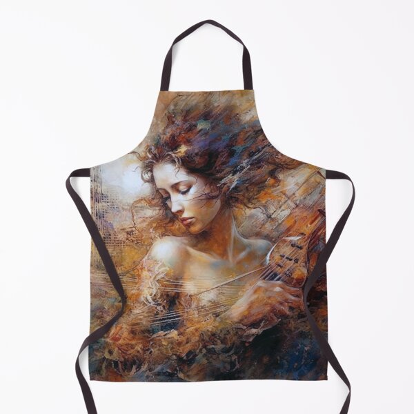 Item preview, Musical Muse Masterpiece-var 1, Digital Art, Abstract Woman, Romantic Emotion, UHD Wall Art, 20"x16" Print designed and sold by stateofhuman.