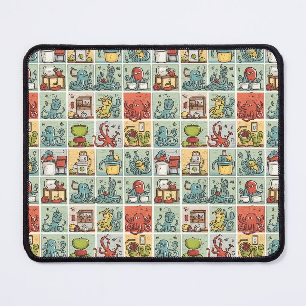 Item preview, Busy House Octopus designed and sold by MoneyMouseMerch.