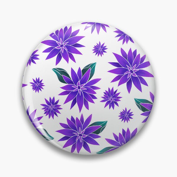Item preview, Funky Tropical Florals in Violet designed and sold by artsylyons.