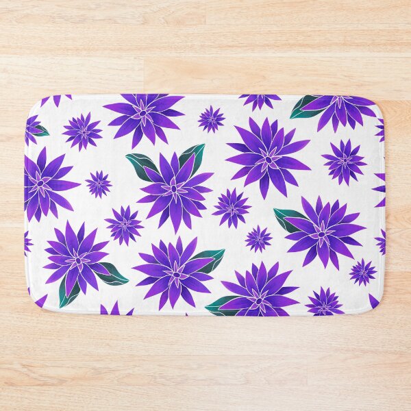 Item preview, Funky Tropical Florals in Violet designed and sold by artsylyons.