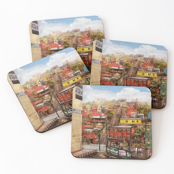 Item preview, City - Cincinnati, OH - Climbing up the hill 1915 designed and sold by Mike Savad Photography.