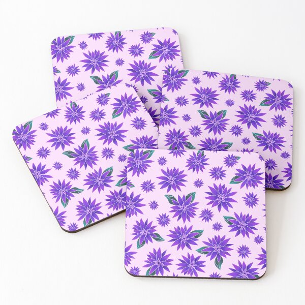 Item preview, Purple Funky Florals designed and sold by artsylyons.