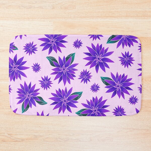 Item preview, Purple Funky Florals designed and sold by artsylyons.