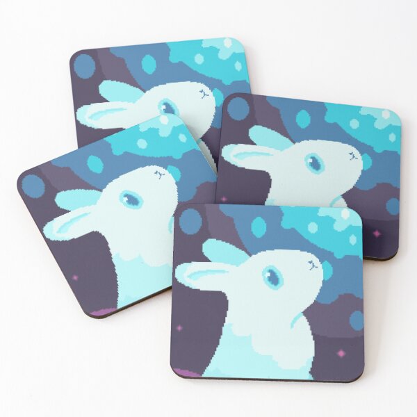 Item preview, Moon Rabbit - Pixel Art designed and sold by SpinDuckArts.