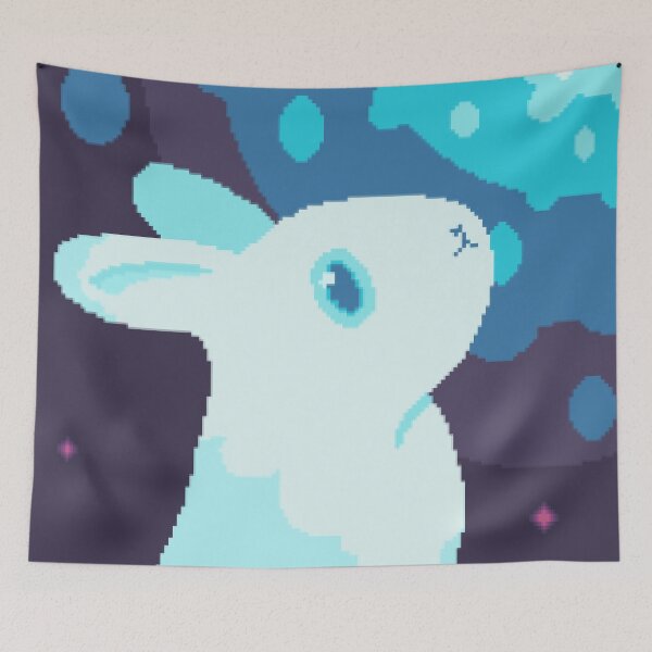 Item preview, Moon Rabbit - Pixel Art designed and sold by SpinDuckArts.