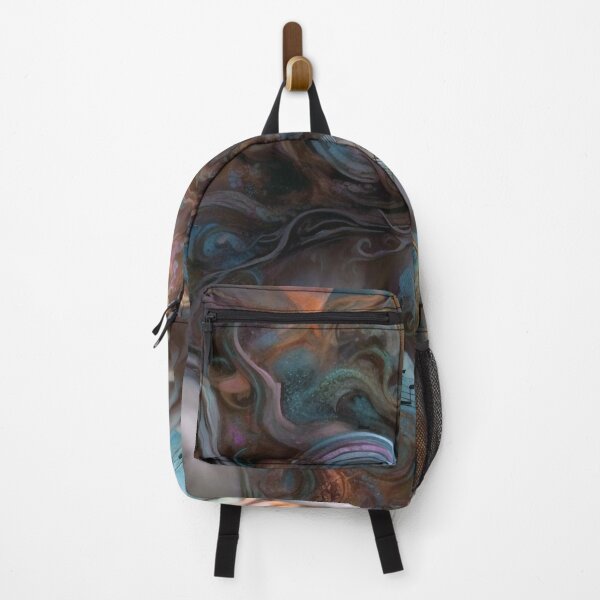 Item preview, Red-Haired Woman Listening to Music, Dreamlike Visionary Art, Swirling Colors & Musical Notes, UHD 300 DPI 191:153 Digital Art designed and sold by stateofhuman.