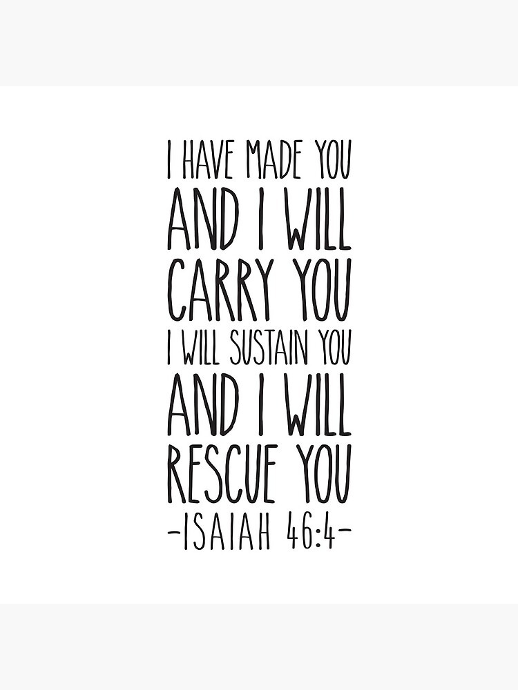 I Have Made You And I Will Carry You {Coaster} I Have Made You And I Will Carry You {Coaster}