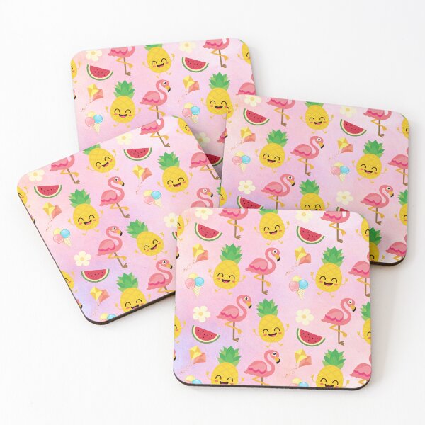 Item preview, Summer Patterns With Flamingos And Pineapples designed and sold by KKArtDesigner.
