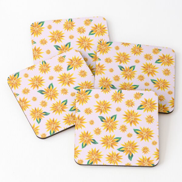 Item preview, Sunny Funky Florals in Lavender designed and sold by artsylyons.