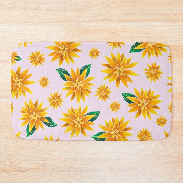 Item preview, Sunny Funky Florals in Lavender designed and sold by artsylyons.