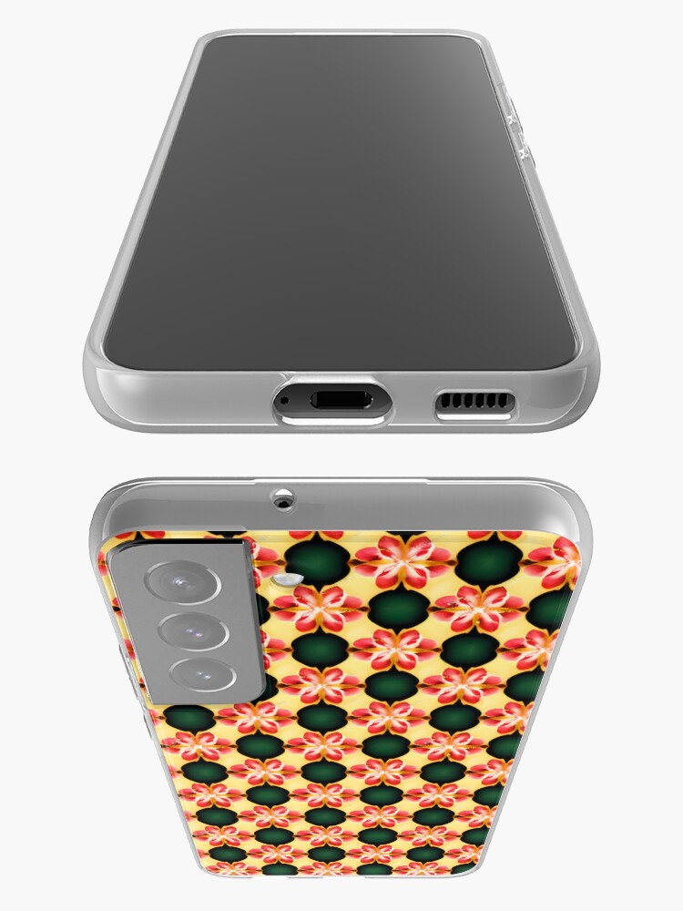 Thumbnail 3 of 4, Samsung Galaxy Phone Case, Flower Pattern "Michelle" designed and sold by Patterns For Products.