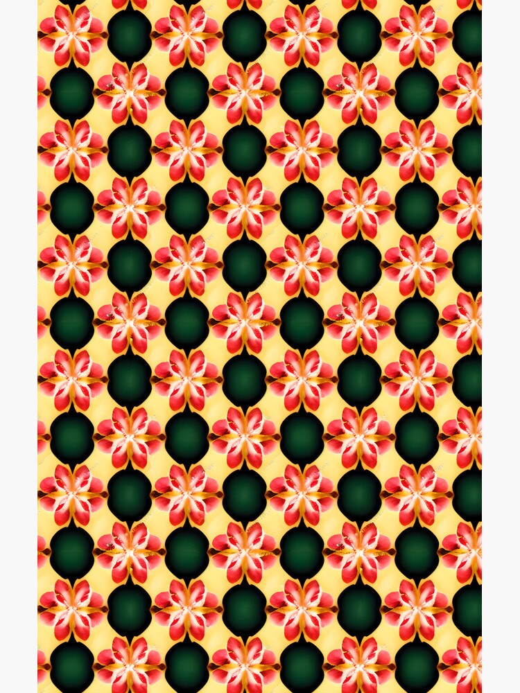 Artwork view, Flower Pattern "Michelle" designed and sold by Patterns For Products