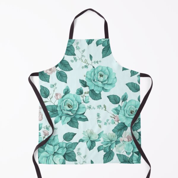 Item preview, green rose flowers on a light background pattern designed and sold by jkrphoto.